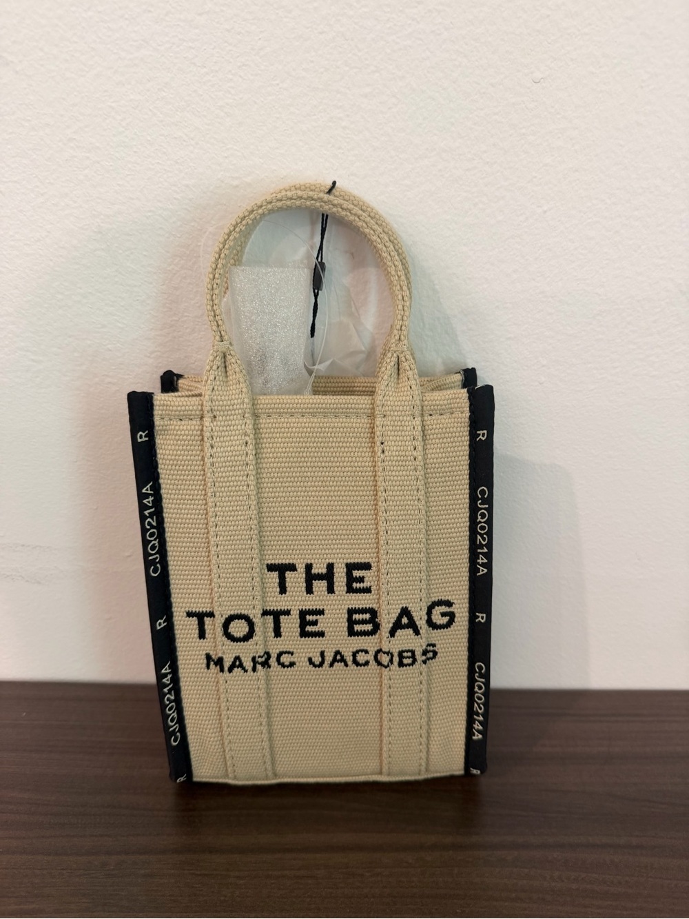 Marc Jacobs Mini Tote Bag in Cream and Black
